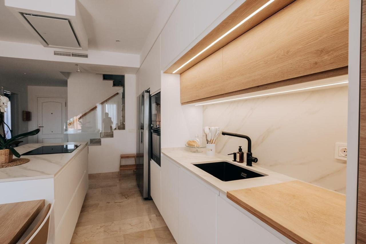 Detalle de cocina de diseño